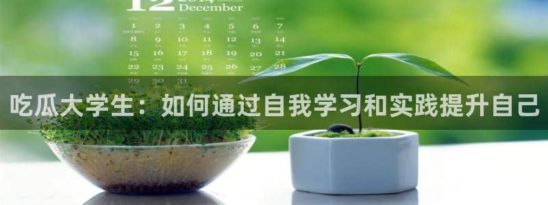51吃瓜备用线路：吃瓜大学生：如何通过自我学习和实践提升自己