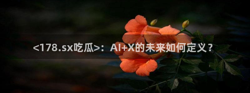 吃小瓜会长胖吗：<178.sx吃瓜>：AI+X的未来如何定义？