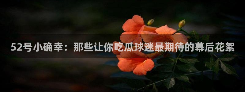 taipeinana51吃瓜：52号小确幸：那些让你吃瓜球迷最期待的幕后花絮
